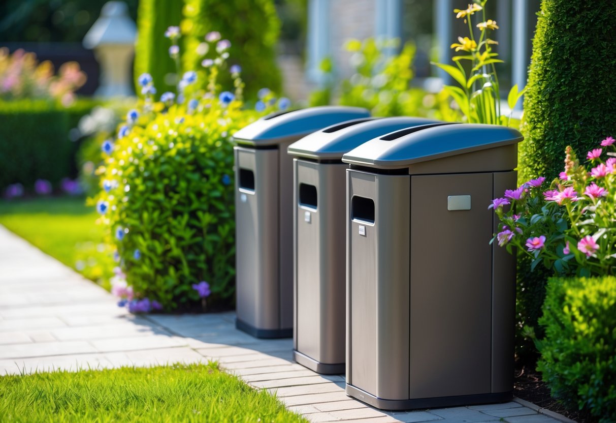 Udendørs skraldespande